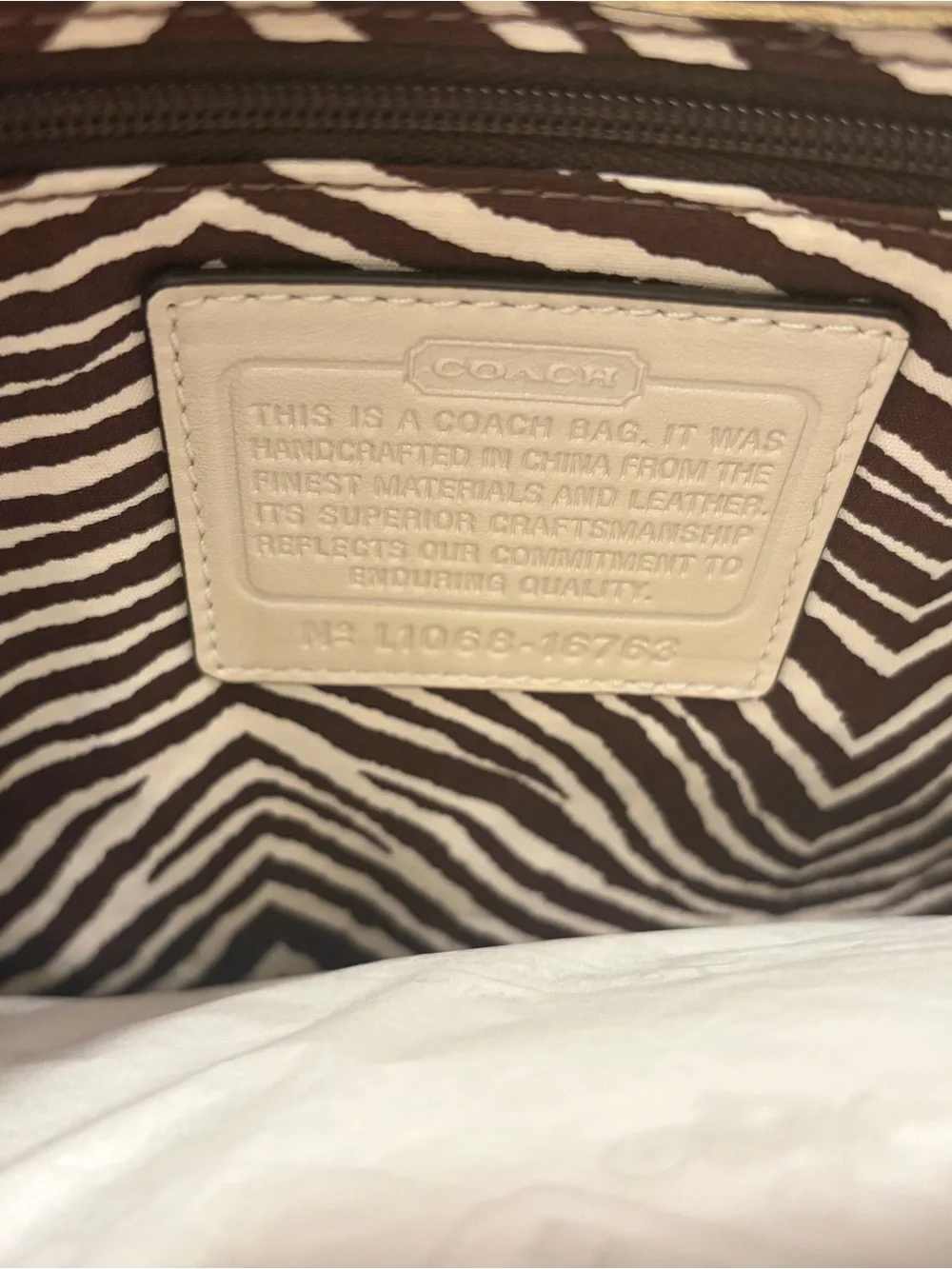 Coach Straw Tote with Floral Appliqués in Natural and White NWT